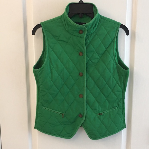 Talbots Green Puffy Vest - Picture 11 of 14